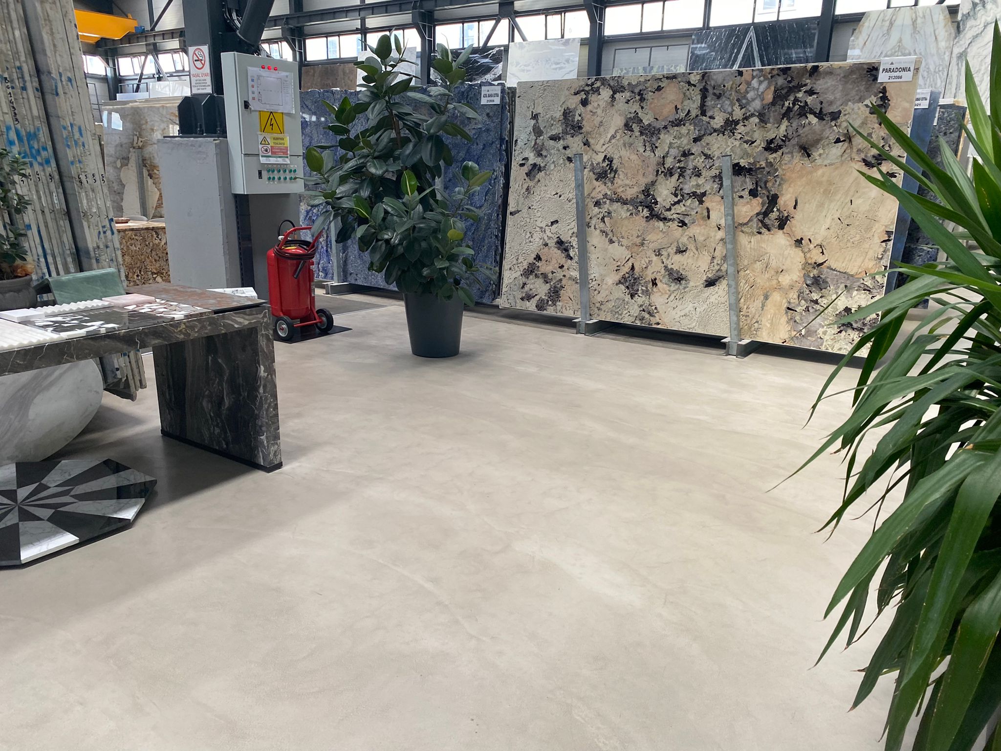 Mikro beton ofis zemin kaplama