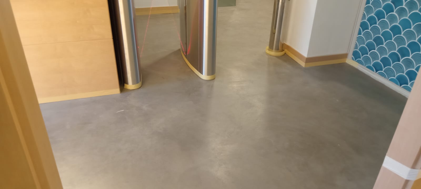crystal cement zemin kaplama uygulaması