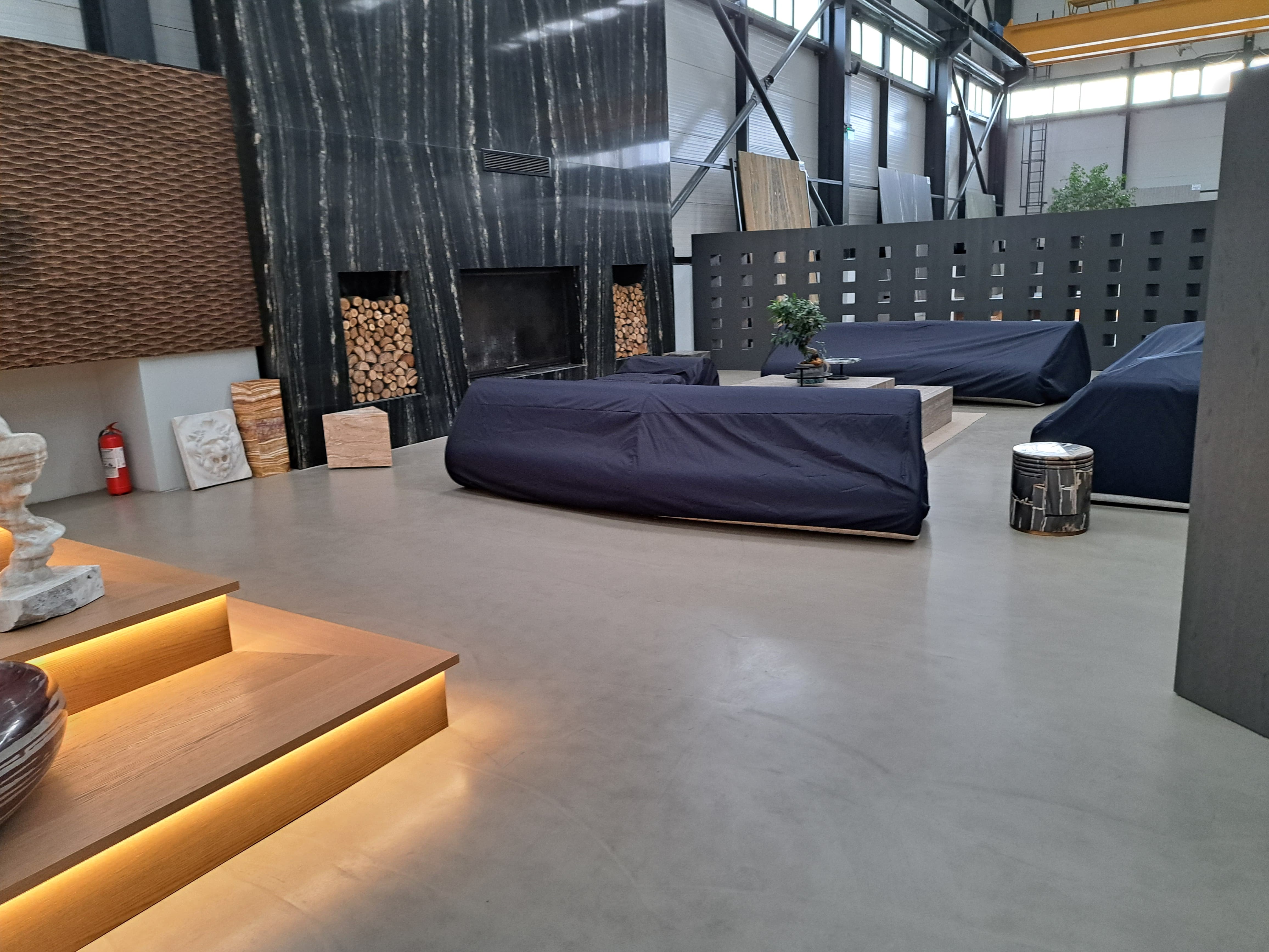 Mikro beton ofis zemin kaplama